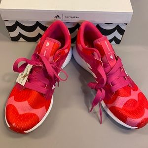 Adidas Marimekko Pink & Red Running Shoes size 10